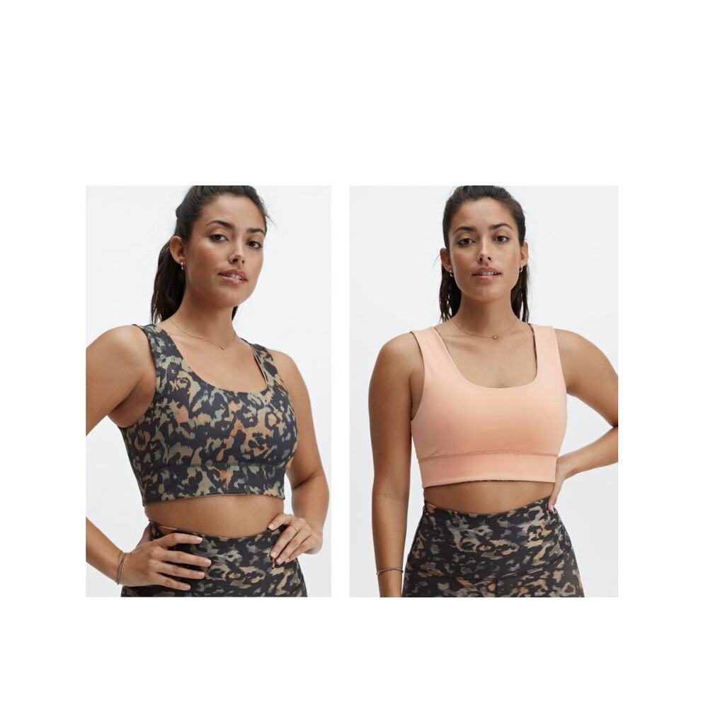 Fabletics Harlow Reversible Medium Impact Sports Bra M